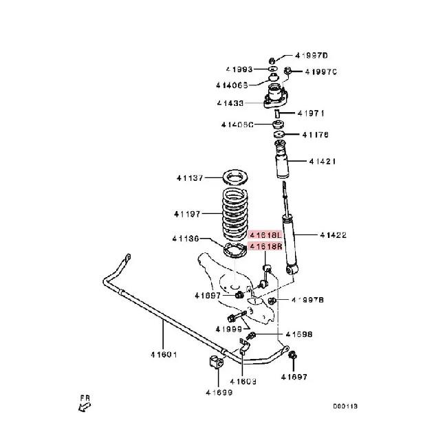 Rear Balance Bar Connecting for Lancer for ASX Stabilizer Suspension for Outlander Rod for Eclipse Cross 1 Piece