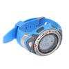 Men Digital Sports Watch 50M Waterproof LED Backlight Dual Time Display Stopwatch Week Calendar Alarm Outdoor Watch Blue