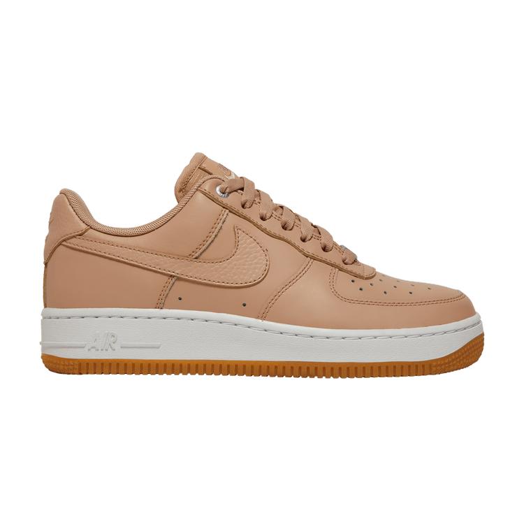

Женские кроссовки Nike Air Force 1 07 Premium Bio Beige Tan Metallic-Silver 896185-202