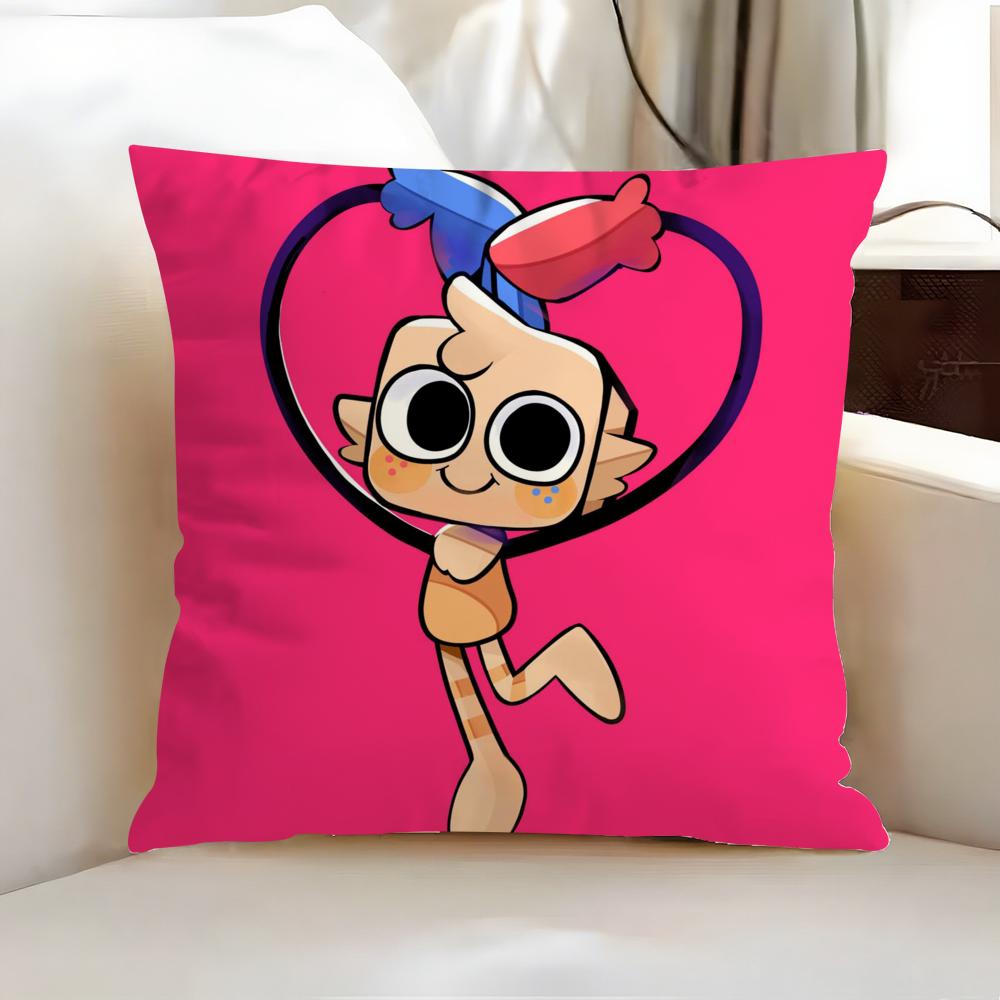 

Игра Dandys World Наволочка для подушки Принт Декоративная подушка Наволочка Дакимакура 45x45 50x50 Для дома Комнаты Дивана Наволочка 12x12Inch