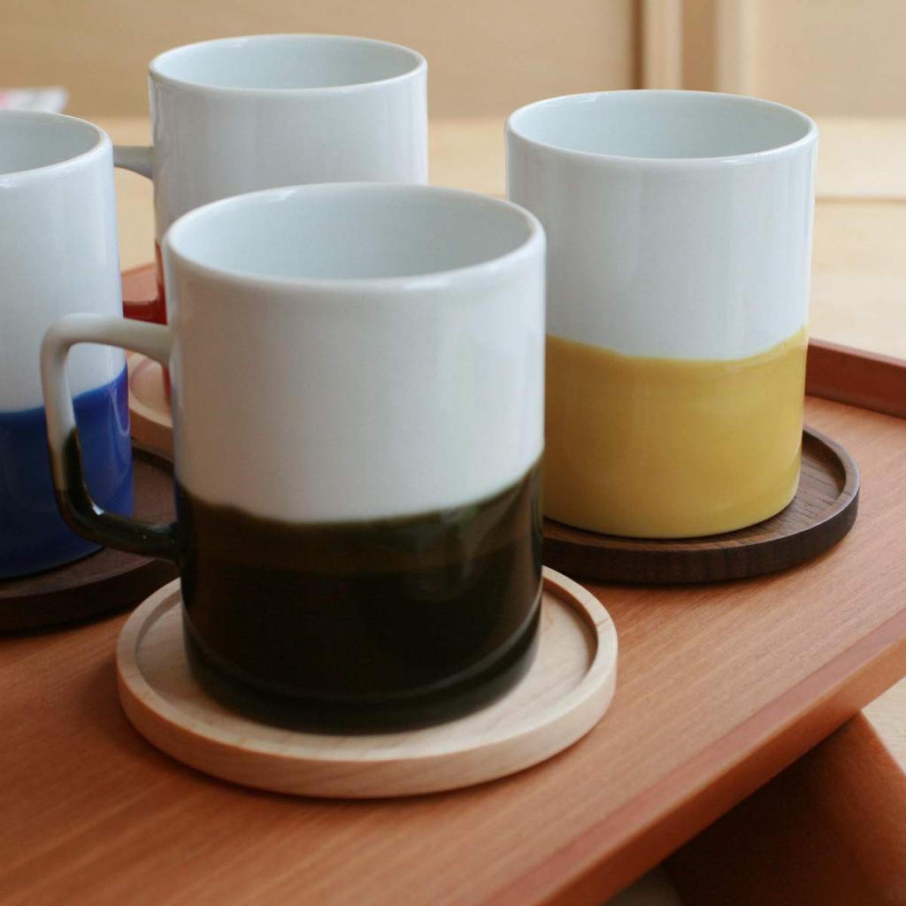 [Coaster Round] Luxurious Wooden Coaster Made from Natural Solid Wood (cherry)