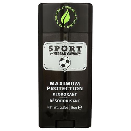 Herban Cowboy Sport Maximum Protection Deodorant, 2.8 Oz (Pack of 2)