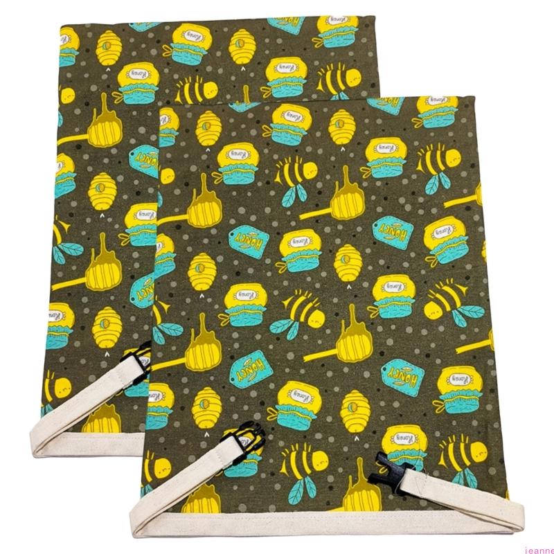 Organic Cotton Bees Wax Food Storage Bag with Elastic Bands and Carabiner Sustainable Kitchen Essential For Bread Cheese