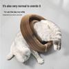 Accordion Cat Scratching Post: Durable, Non-Shedding, Self-Play Corrugated Cardboard Toy & Bed for Boredom Relief