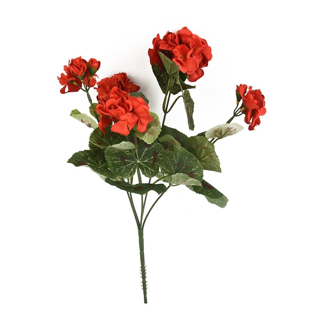 Artificial Bunches Of Artificial Flowers Flowers Geranium Iron Wire