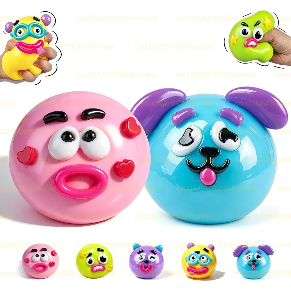 2026 NUOVO Smushers Squishy, Giocattolo Squishy Dog Face Swap Curiosità, Morbido Modellabile Carino Lento Rimbalzo Giocattolo da Spremere, Sensoriale Rilassante