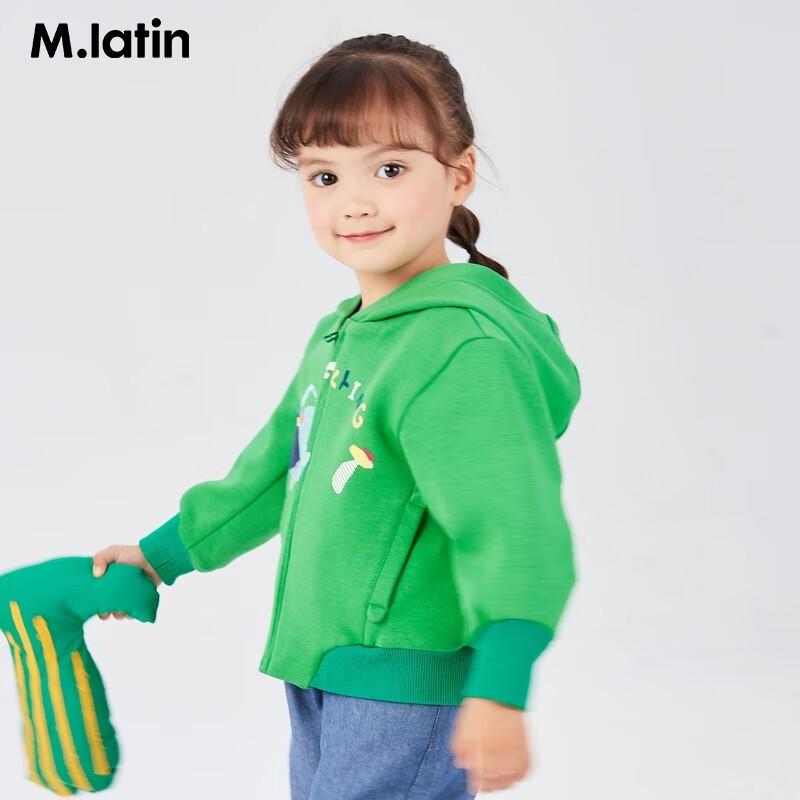 

M.Latin Girls Butterfly Knit Hooded Jacket 100