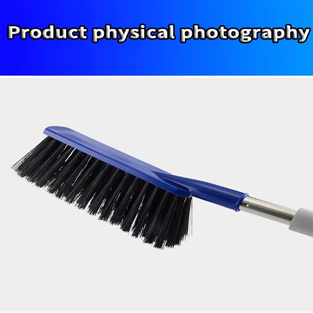 2-in-1 Brush Scrape Dual Purpose Garden Car Detachable Snow Shovel Windshield Window Cleaning & Scraping Tool Winter De-Icing Broom Accessories
