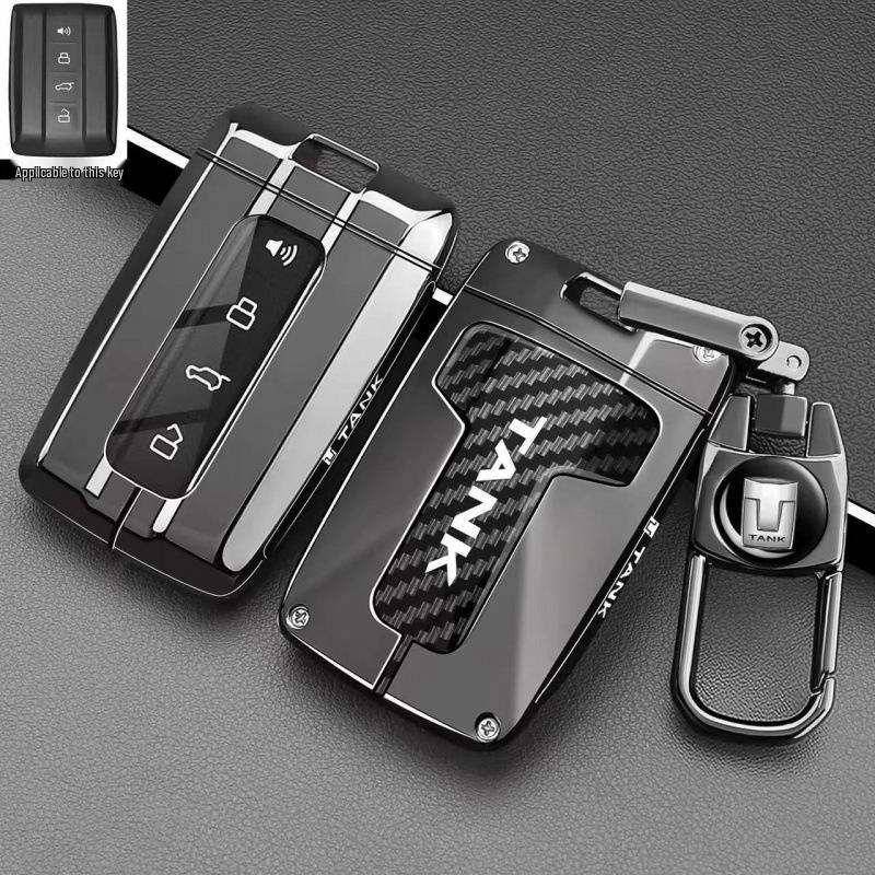 Tank 300/Hi4T/400/500/700 Key Case Shell with Buckle for New Energy Vehicles