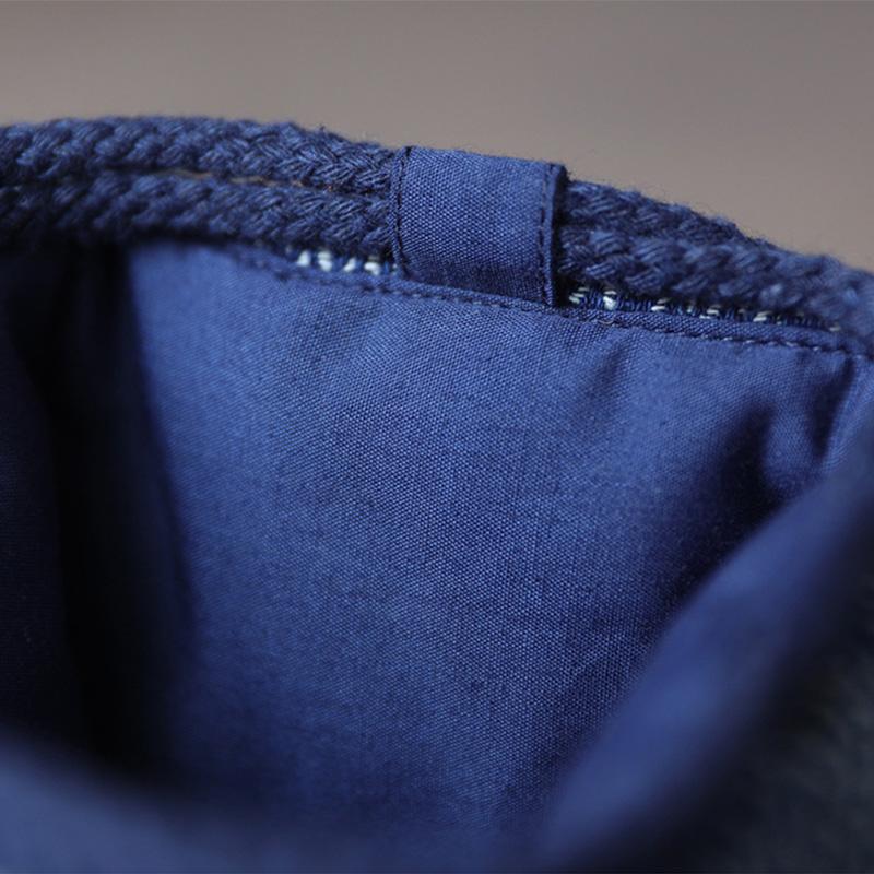 Teetassen-Tasche Tragbare Reise-Teegeschirr-Aufbewahrungstasche Teekannen Vier oder Sechs Tassen Große Stofftasche Outdoor-Organizer Denim-Organizer