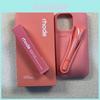 Set de Funda de Silicona para Teléfono Rhode Lip Gloss Para Iphone16 con Diseño Creativo