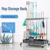 Yidashang No-Drill Stainless Steel Mop & Broom Holder