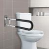 Wall-mounted Bathroom Toilet Grab Bar,foldable and Non-slip Safety Handle, for the Elderly, Pregnant Women, Disabled Individuals