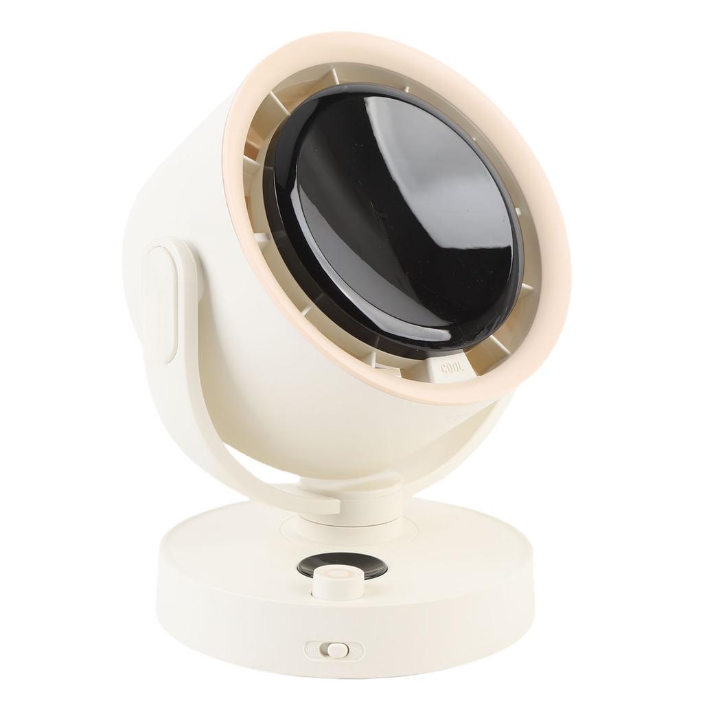 Desktop Air Circulator Fan Portable Rechargeable Automatic 90 Degree Oscillating Quiet 100 Speeds Adjustable LED Display