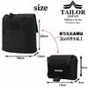 TAILOR JAPAN Foldable Dump Pouch for Airsoft, Military, and Other Uses. Compact, Foldable, Large Capacity, MOLLE Compatible, 1000D Nylon, Black.
