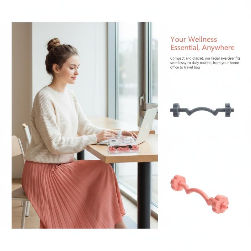 Face Mouth Exerciser Barbell Design 1Pcs Face Trainer Tool for Jaw Slimming and Muscle Strengthening Fitness Device for Home Use
