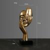 Gift Living Room Antiskid Base Figure Sculpture Desktop Ornaments Abstract Statue Resin Crafts