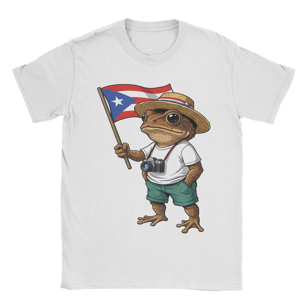 Bad Bunny Puerto Rico Coqui Frog Boricua Puerto Rican Flag Taino  TShirt T Shirts Unisex 100 Cotton Tees Short Sleeve Tops