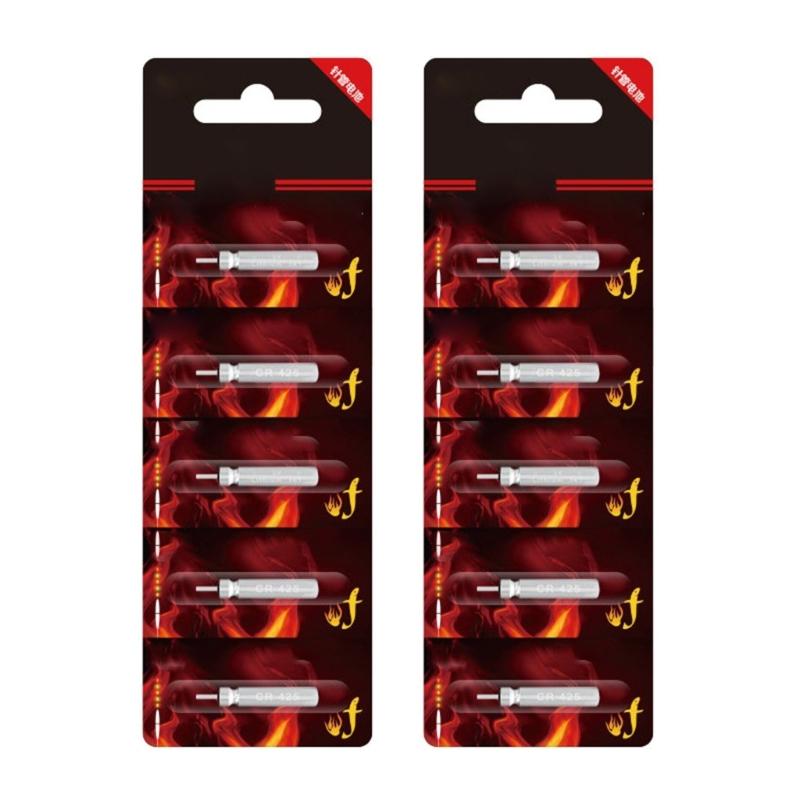 CR425 Lithium Cells 25mAh Batteries For Fishing Electric Float Light, 3V Night Light Long Use Battery Set 5/10/15/20Pcs