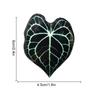 Creative Acrylic Tropical Plant Magnetic Fridge Sticker - Simulation Leaf Design