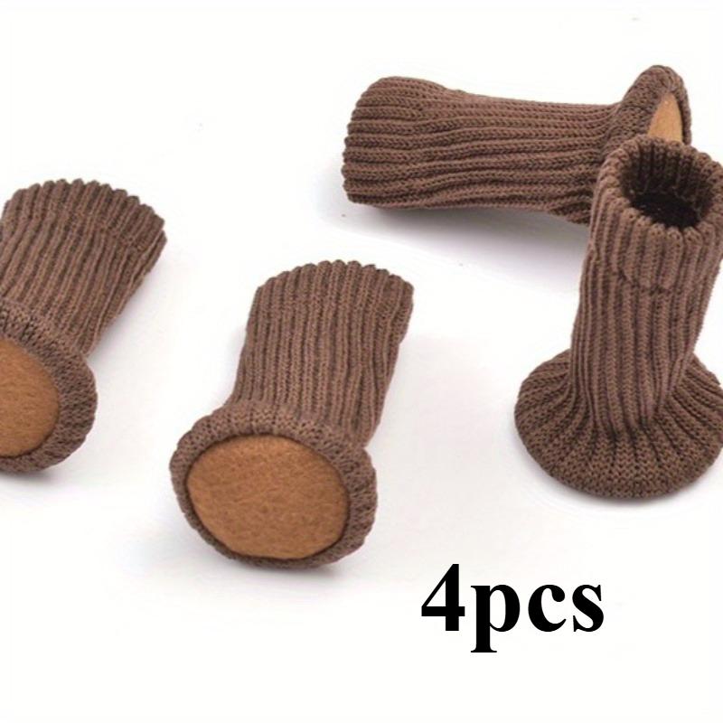 

Non-Slip Knitted Furniture Leg Protectors - Noise-Reducing Felt Pads, Durable Chair Leg Sleeves for Wooden Tables and Chairs