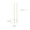 925 Sterling Silver Long Tassel Line Link Chain Drop Earrings for Women Korean Style Fine Jewelry