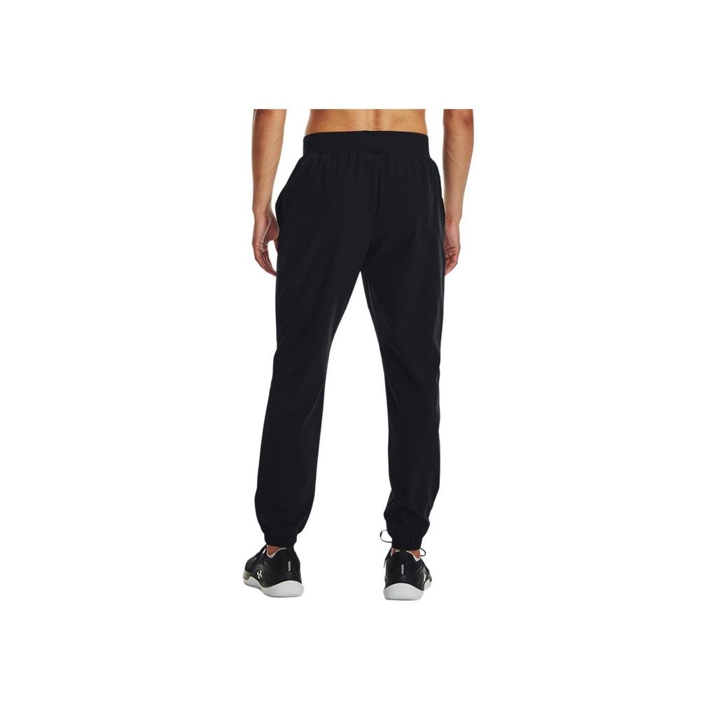 Under Armour Solid Color Comfortable Jogger Sweatpants Men Bottoms Black 1382119-001