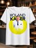 Roland Kaiser Yellow Circle Portrait Bold Name Lettering And Stage Singer Graphic Retro Music Fan Unisex All Tshirt