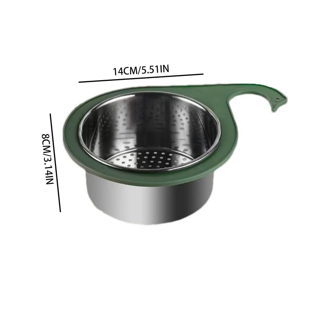 

Корзина для сита для раковины из нержавеющей стали Swan Съемная корзина для хранения Goosehead Подвесные полки для слива мокрой и сухой воды Goosehead