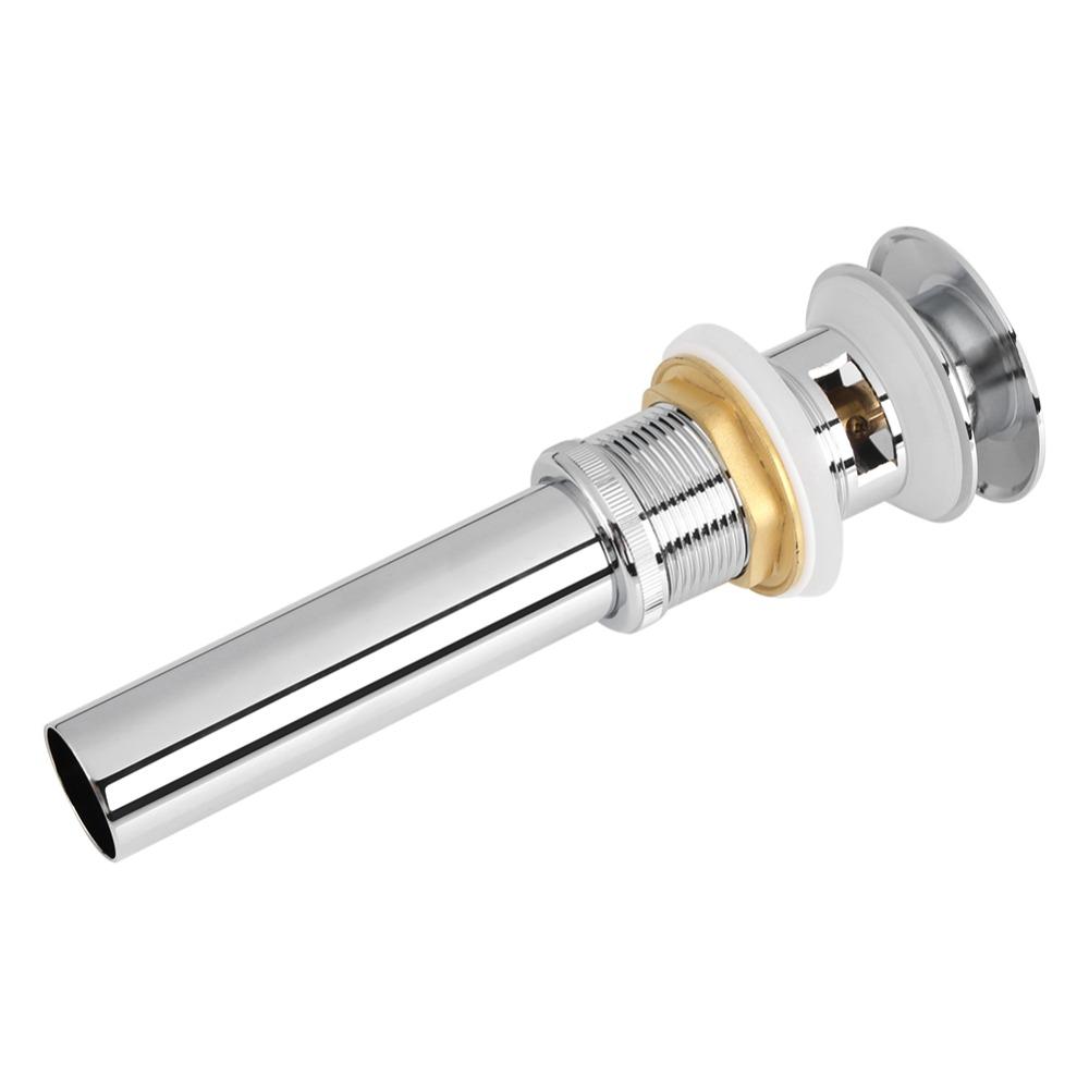 Stainless Steel Sink Drain Chrome Plated Bathroom Accessory Stable Drain Pipe  Bathroom Use