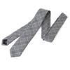 Rachel Narrow Tie, Slim Necktie, Made in Japan, Washable, Slim Fit, Glossy Finish, Monotone (Pattern C)