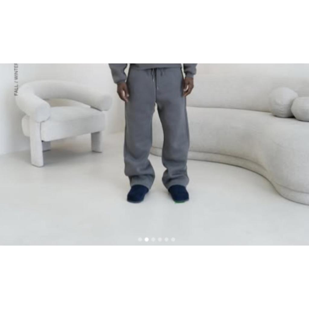 Unisex Hooded Long Sleeve Loose Fit Casual Pullover Sweatshirt Straight Leg Pants Track Set
