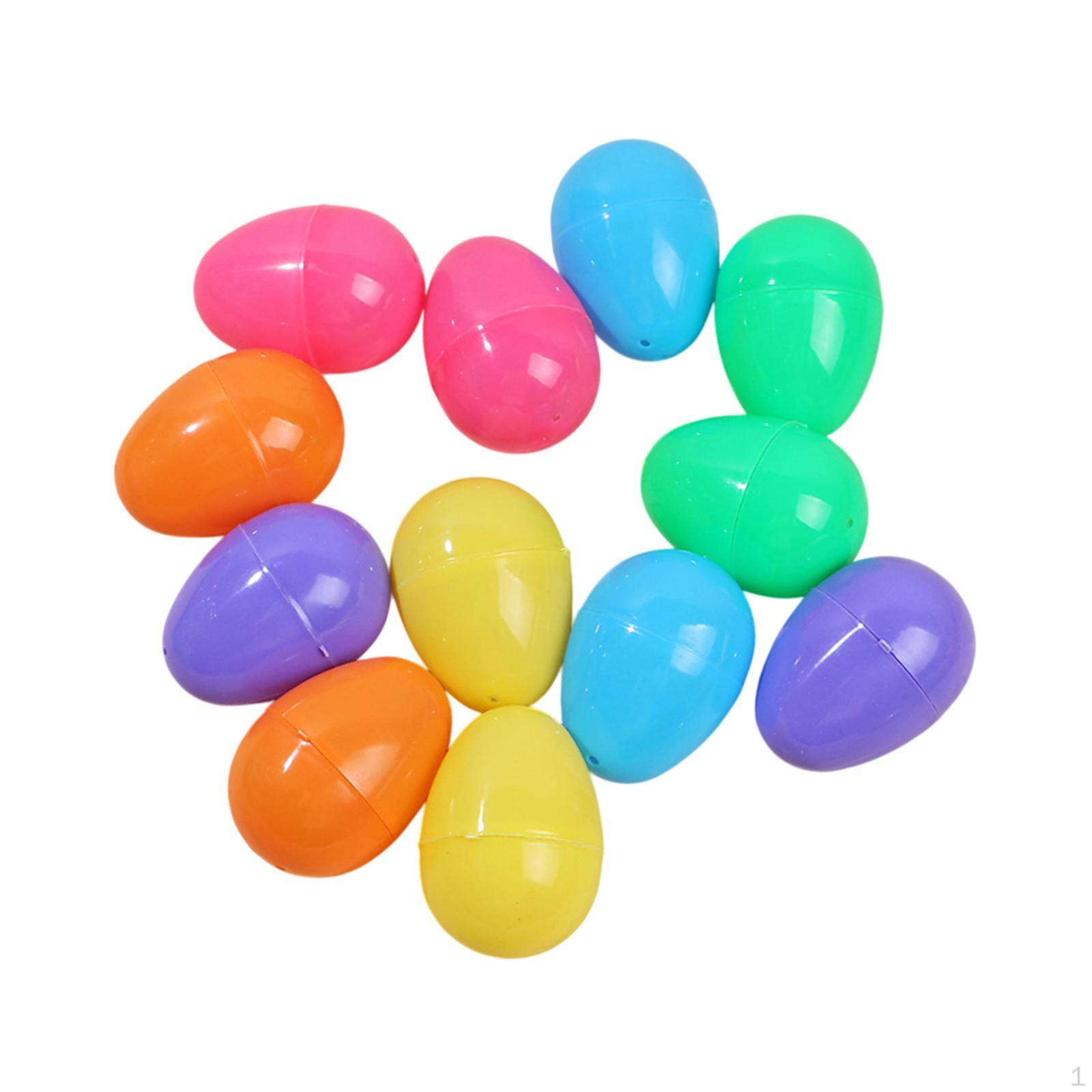 

Colorful DIY Craft Eggs for Easter Celebrations and Party Giveaways 12 pieces