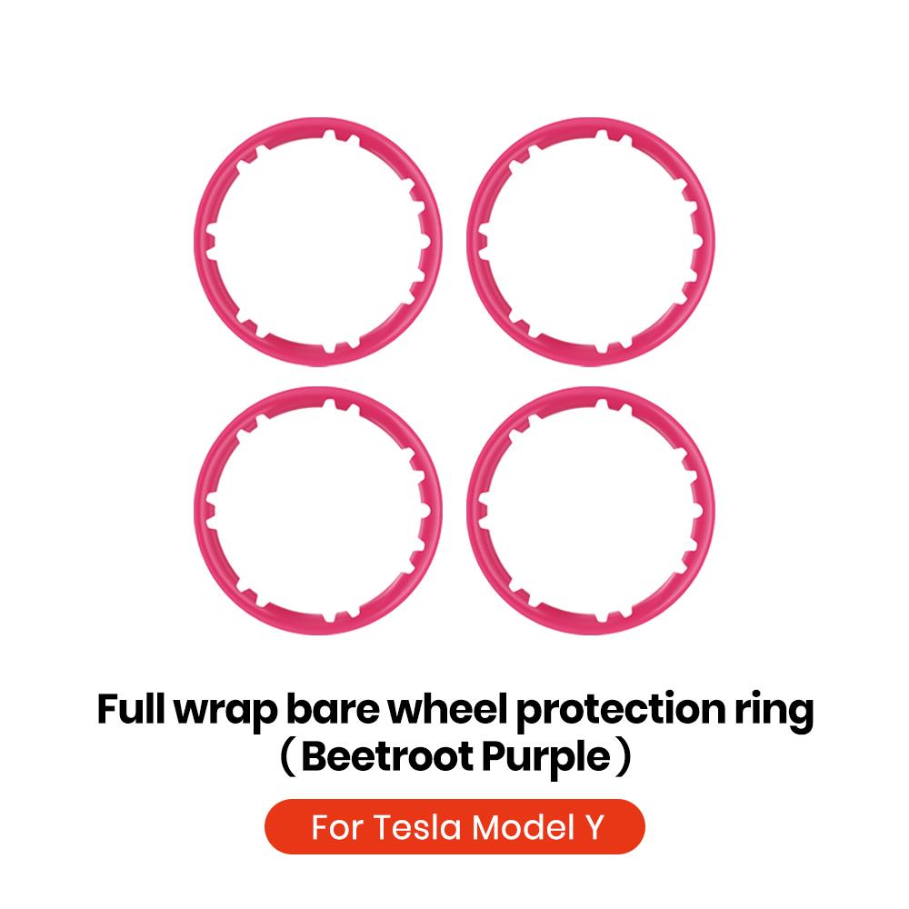 YZ for Tesla Model Y 19 Inches Wheel Protection Wheel Hub Protection Patch Protectors Automobile Accessories
