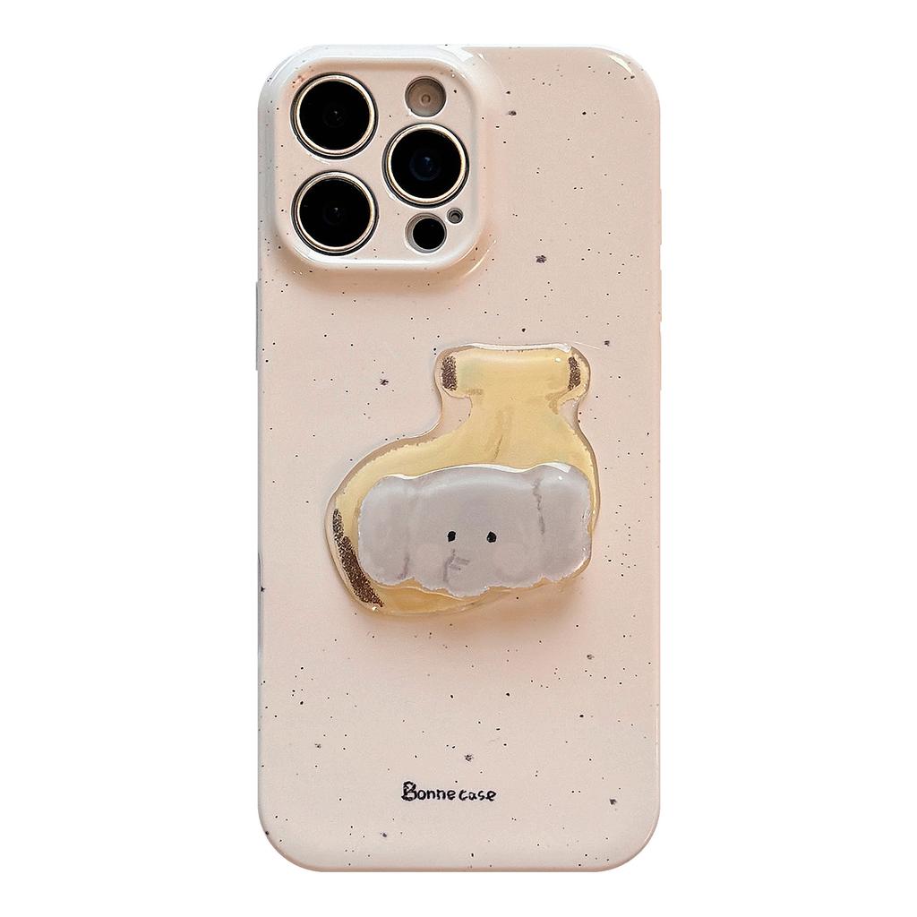 Rotating Cute Fruit Animals for IPhone17 Mobile Phone Case for Apple 14promax Film 13 All Inclusive 15