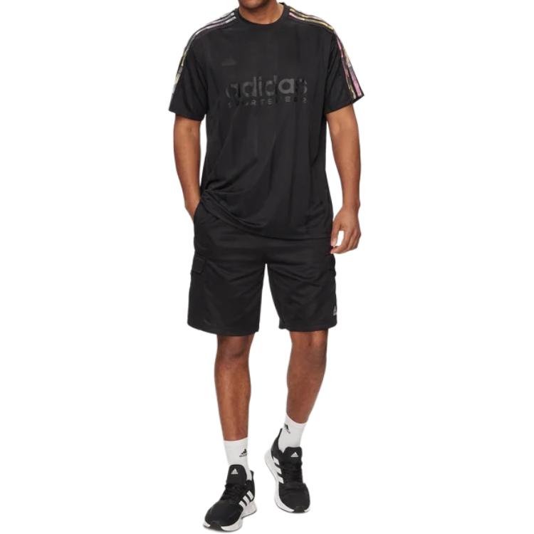 adidas Tiro Tee Black Men Streetwear IP3786