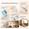 V380 Panoramic E27 Bulb Camera: Wireless WiFi, Mobile Remote, Dual Light, Night Vision, HD Surveillance
