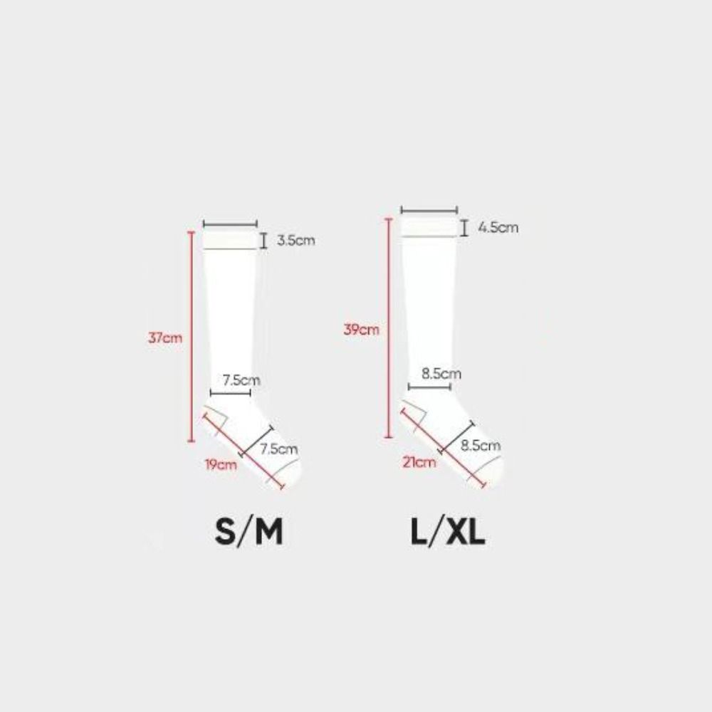 1 Pair Elastic Pressure Socks Anti Odor/Slip/Friction Stocking Compression Socks  Medical Nursing