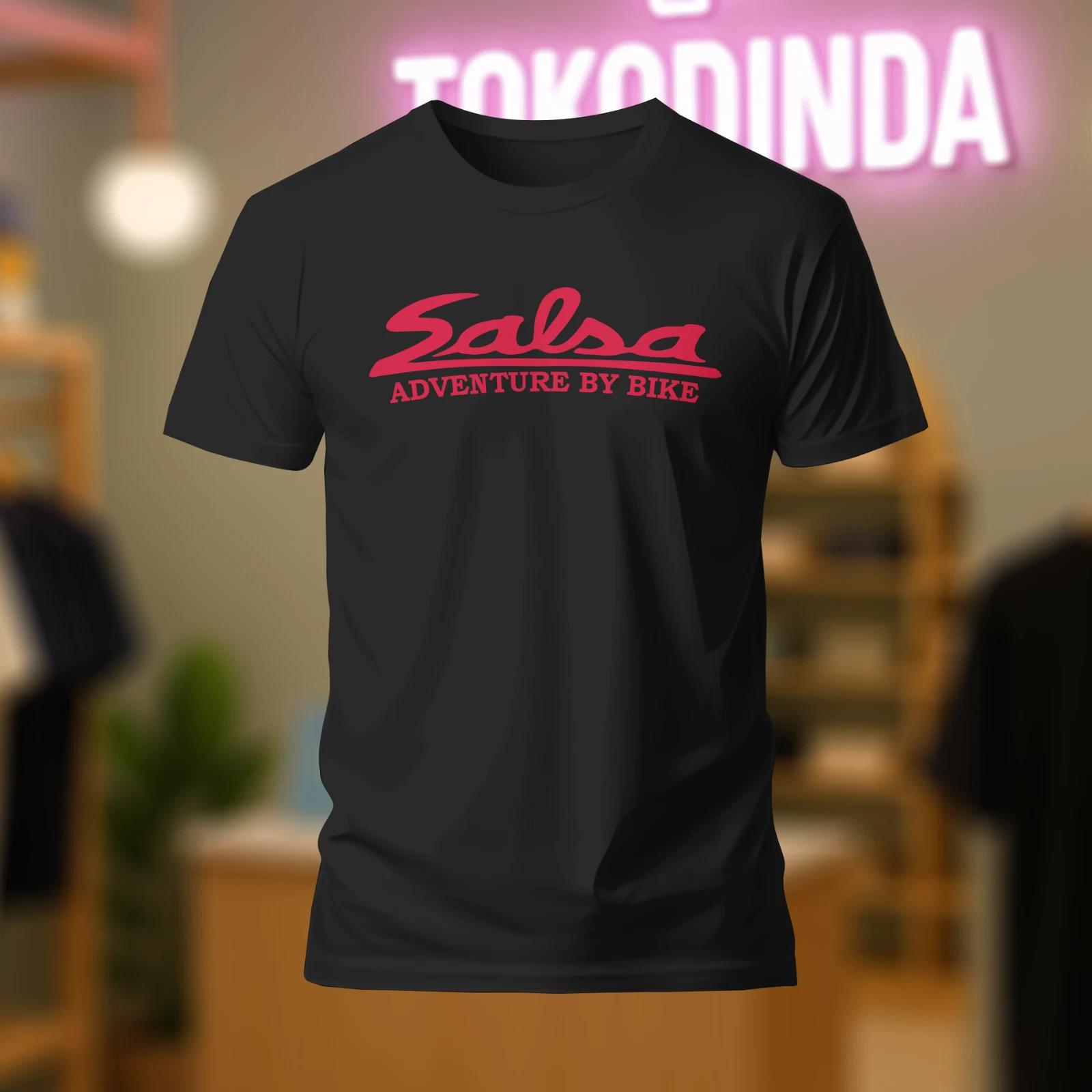 salsa advanture by bike logo T-Shirt Funny Made In USA S-5XL XXXXL