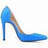 LOSLANDIFEN Two-Piece Women Pumps Pointed Toe Patent Leather Fashion High Heel Shallow  Woman Office Wedding Shoes