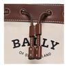 Bally Letter Micro Logo Adjustable Shoulder Strap Leather Bucket Bag Crossbody Shoulder Bag Women Bags Brown Beige 6311707