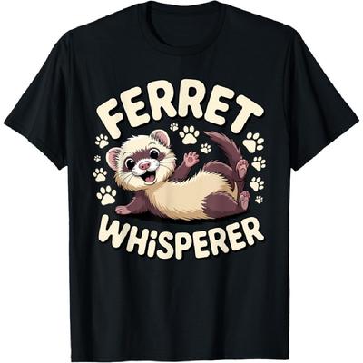 Best Ferret Print For Men Women Kids Ferret Pet Ferret Lover T-Shirt(2)