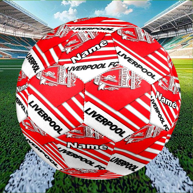 Custom Name Personalized Liverpool F.C-A Print Size 5 Soccer Ball Training & Match Football, for Team, Kicking, Gift for Football Enthusiasts