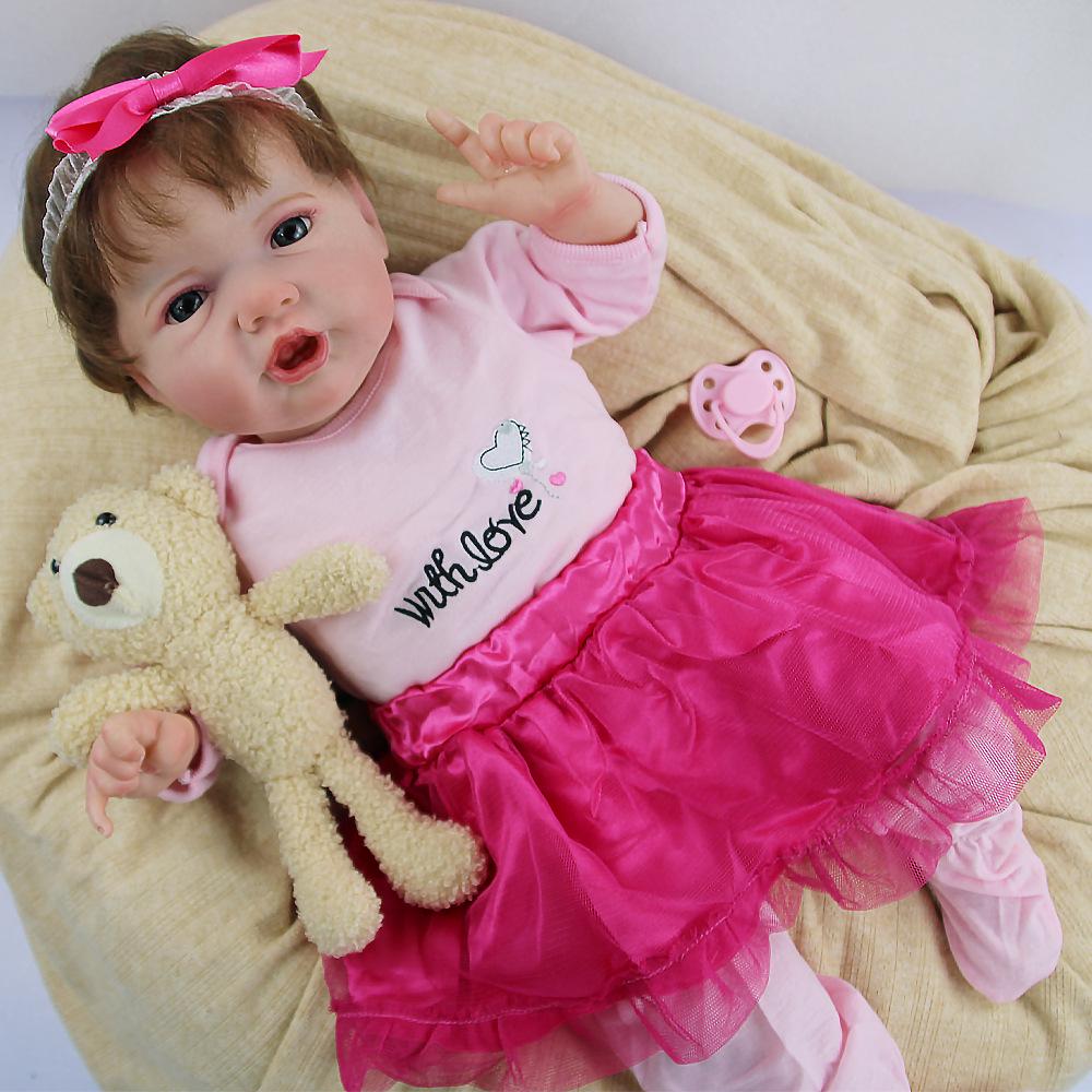 55cm Gertie Reborn Vinyl Baby Doll - Toy Gift