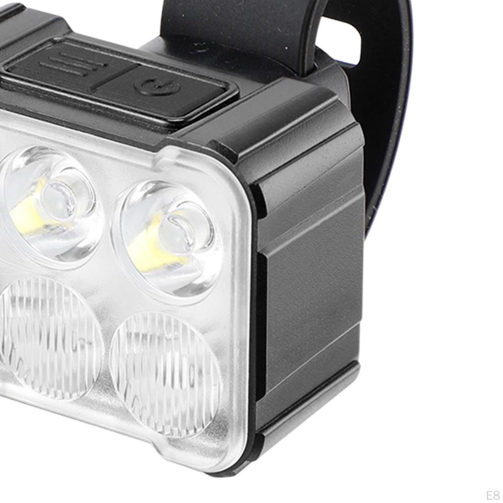 LED , Bike Front Rear Light Super Bright Flashlight Headlight for Cycling