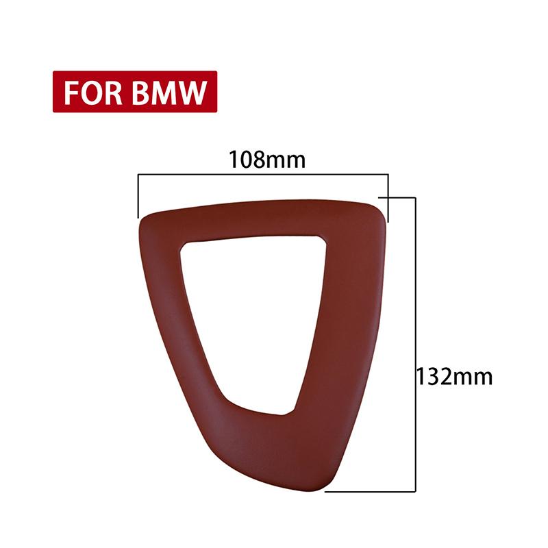 Car Center Console Gear Shift Frame Trim For BMW F20 F30 F32 F33 F34 F36 1 3 4 Series Leather Gear Decorative Left Hand Drive