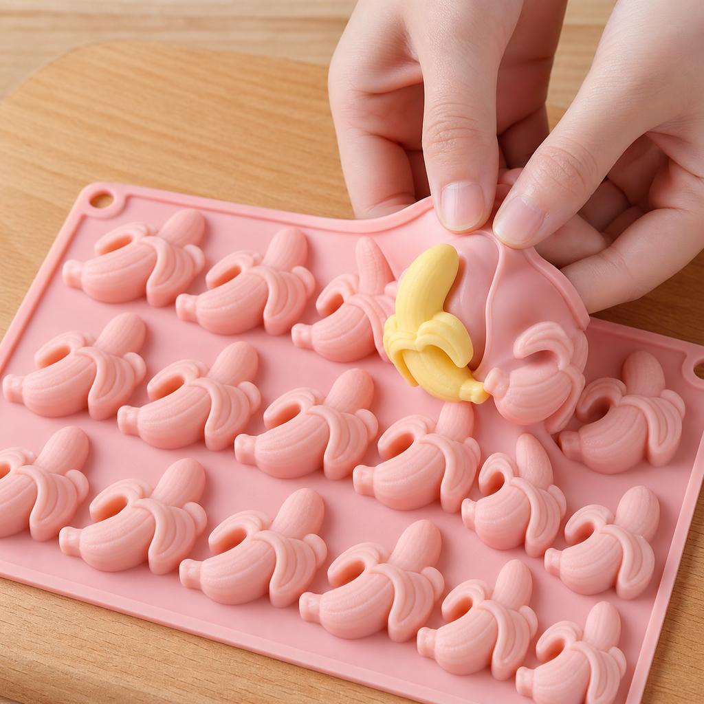 Silicone Mold for Baking Multi-Cavity Fruit Vegetable French Dessert Mousse Cake Food Grade Flexible Non-Stick Baking Mold Tray