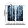 Set Of 2 Filtering Curtains Excluding Rods Non Movable Without Batteries Chinese Ink Tiger Use Bedrooms Living Made Polyester Sleeping Area Window