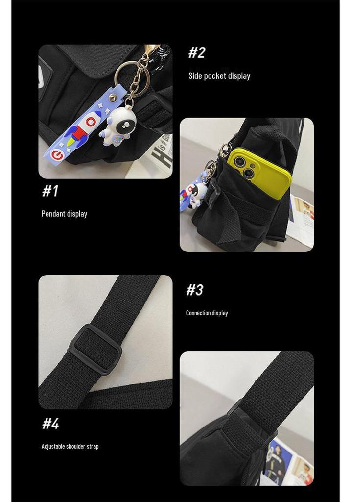 2026 Spring Multi-Functional Unisex Shoulder Bag: Large Capacity, Crossbody & Briefcase Style