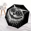 1pc Whiskers Whimsy Automatic Open/close Umbrella, 8-Rib Sturdy Structure, Portable Travel Umbrella, Parties, Everyday Use, Outdoor Accessor